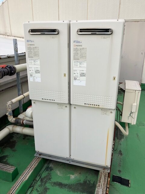業務用ガス給湯器 更新工事更新前