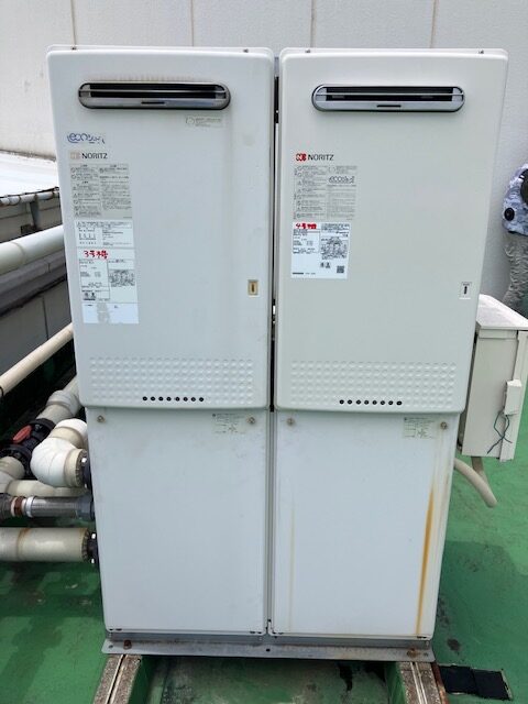 業務用ガス給湯器 更新工事更新後